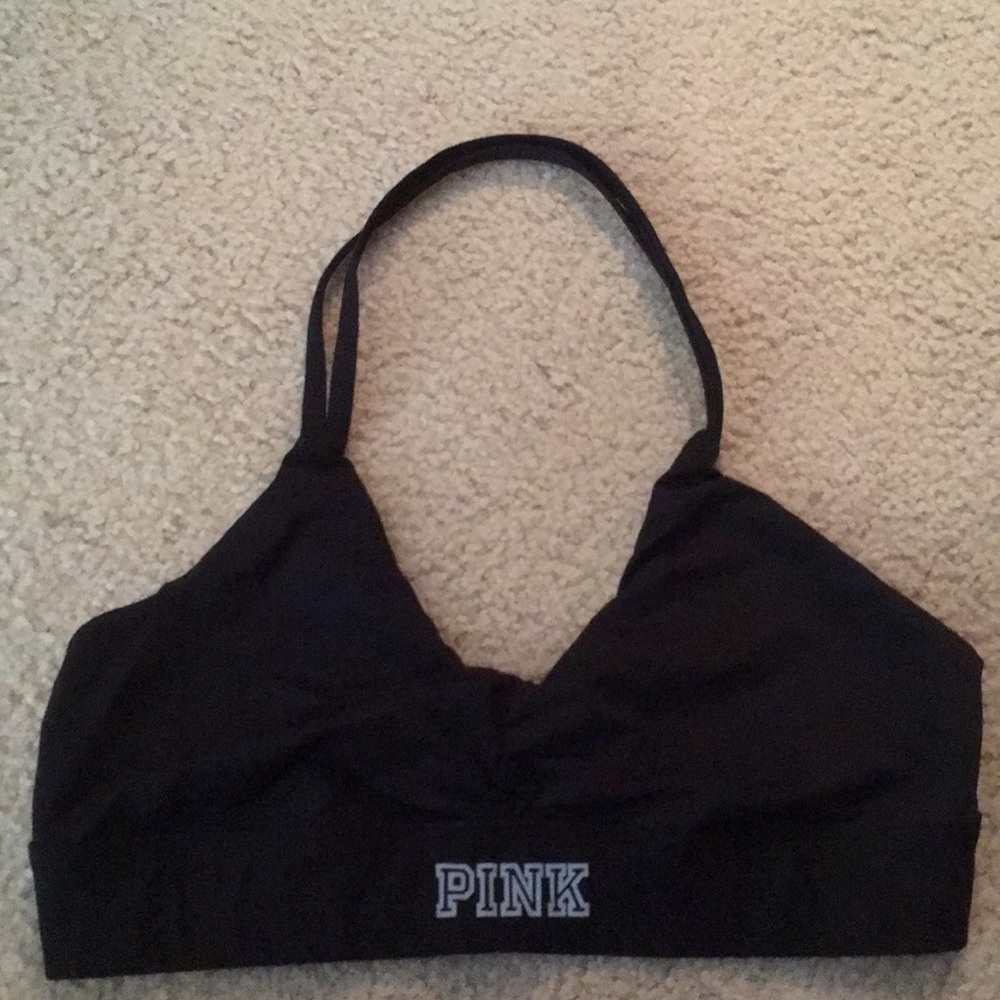 PINK Halter Sportsbra MEDIUM